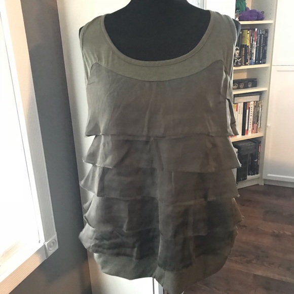 Torrid Mixed Media Tank Top - Picture 1 of 7